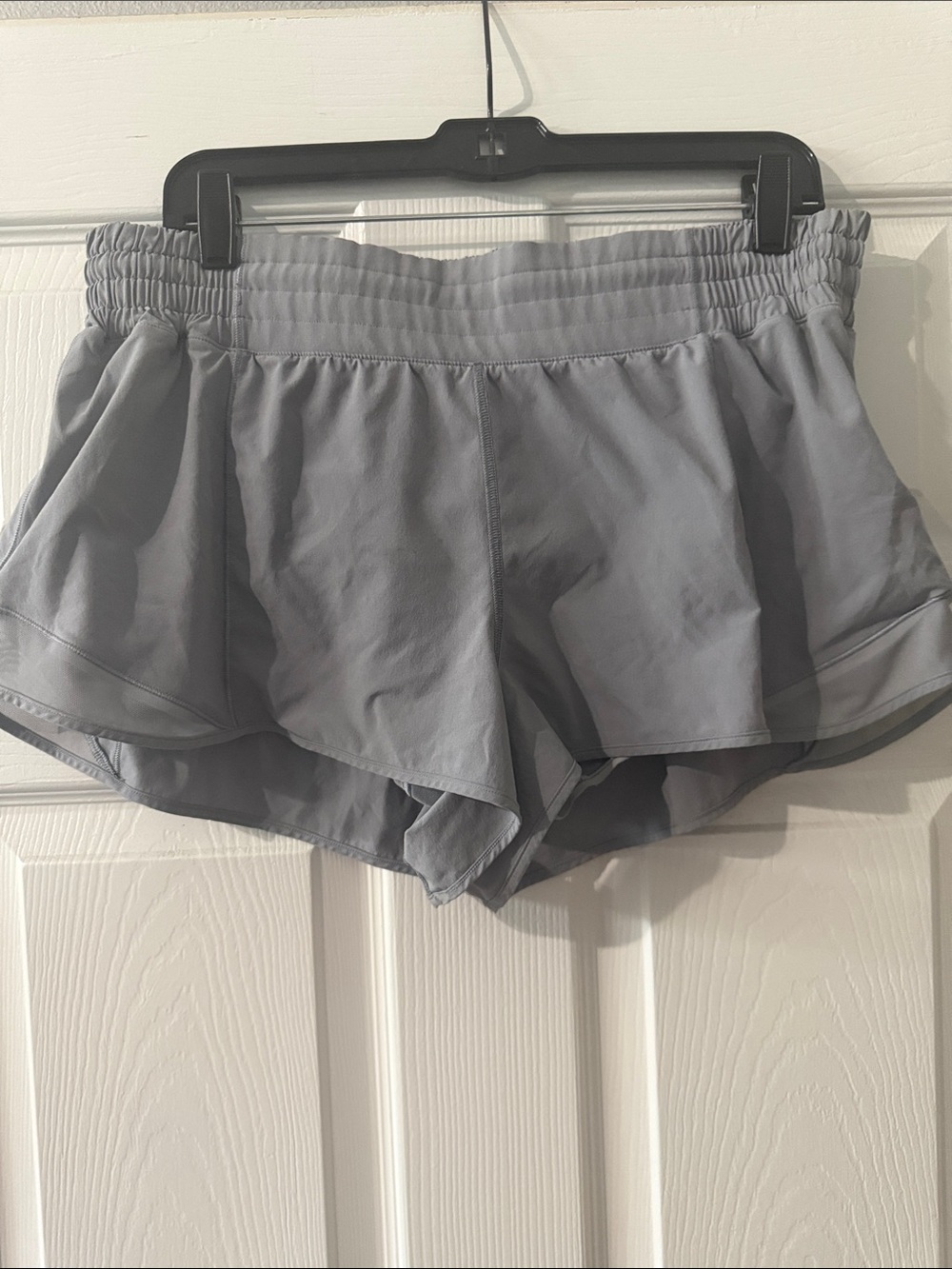 lululemon athletica Light Gray Athletic Running Shorts